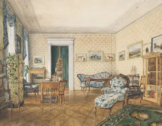 Salotto di uno sportivo
